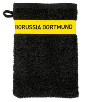 Borussia Dortmund - Waschhandschuh (schwarz)